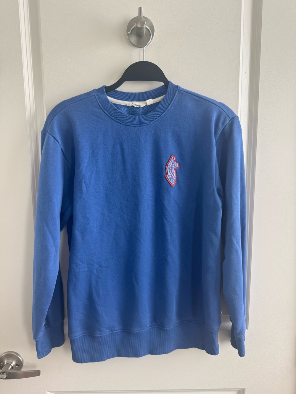 cotopaxi Blue Crewneck Sweatshirt with Chest Patch